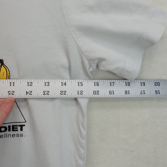 Nike Men's White Youth Balanced Diet Sneakers Food Shirt Youth Large DQ3888-100 - Picture 6 of 12